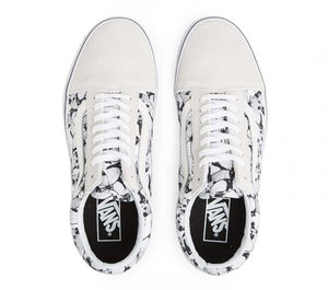 VANS | ALTE SKOOL (SCHMETTERLING) WAHRES WEISS | SCHWARZ