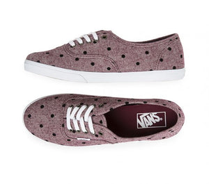 VANS | AUTHENTIC | LO PRO | BURGANDY / WEISS